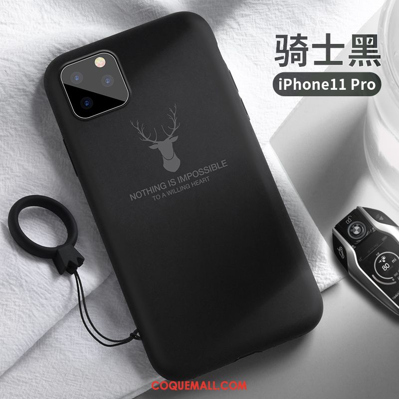 Étui iPhone 11 Pro Téléphone Portable Protection Tout Compris, Coque iPhone 11 Pro Silicone Marque De Tendance