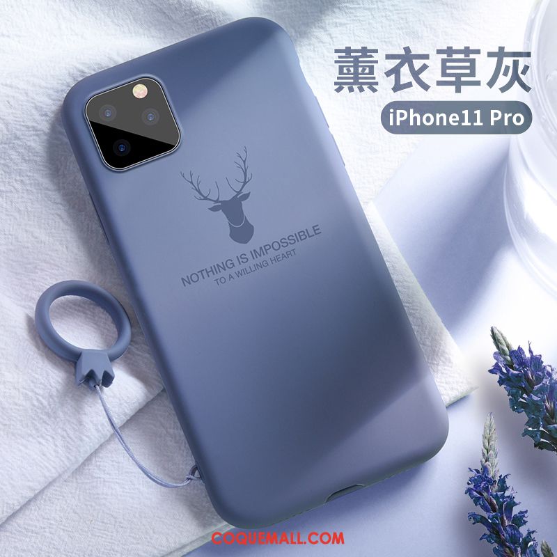 Étui iPhone 11 Pro Téléphone Portable Protection Tout Compris, Coque iPhone 11 Pro Silicone Marque De Tendance