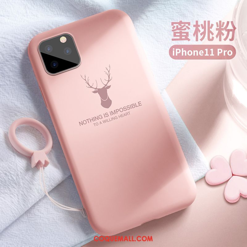 Étui iPhone 11 Pro Téléphone Portable Protection Tout Compris, Coque iPhone 11 Pro Silicone Marque De Tendance