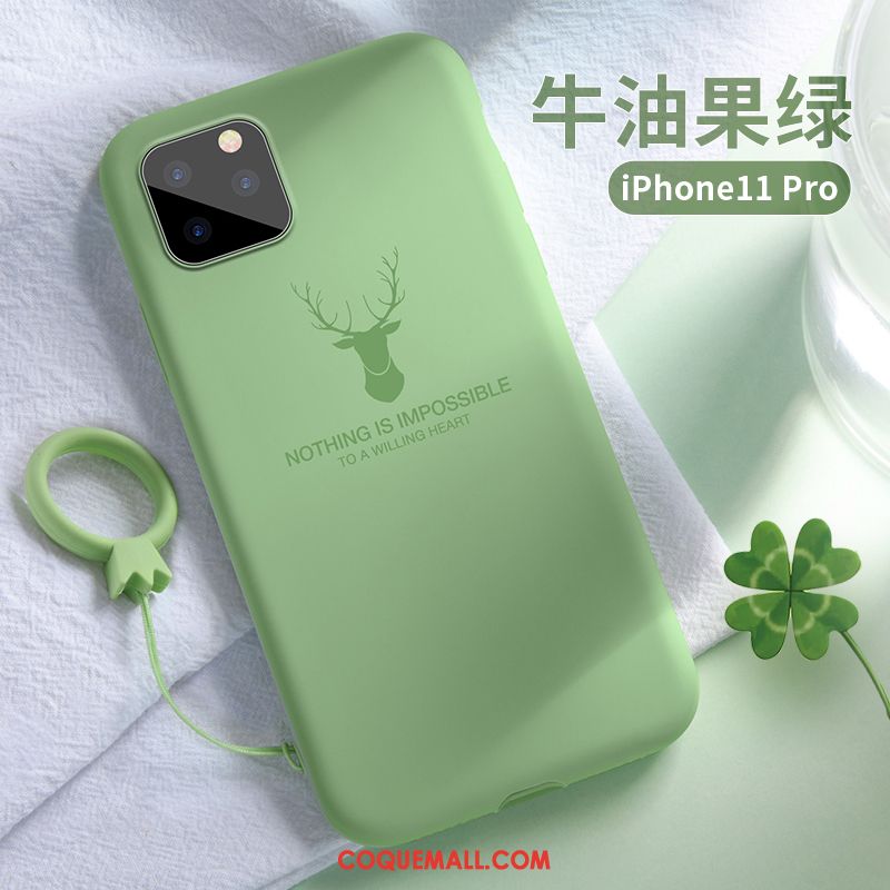 Étui iPhone 11 Pro Téléphone Portable Protection Tout Compris, Coque iPhone 11 Pro Silicone Marque De Tendance
