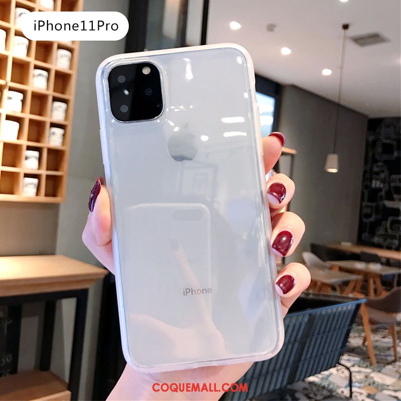 Étui iPhone 11 Pro Téléphone Portable Tout Compris Blanc, Coque iPhone 11 Pro Simple Protection