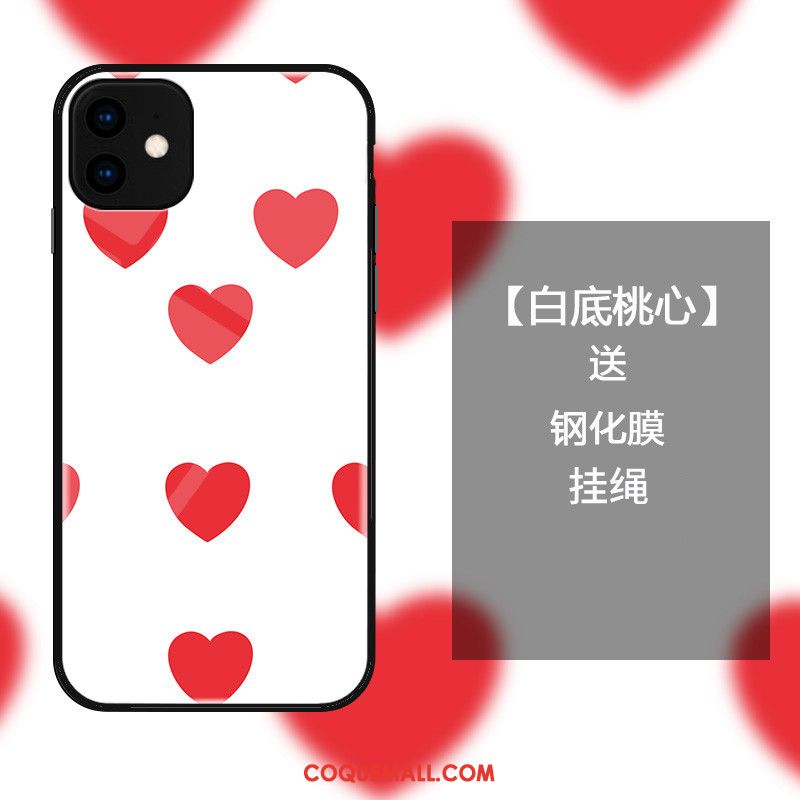 Étui iPhone 11 Protection Amour Mode, Coque iPhone 11 Simple Téléphone Portable