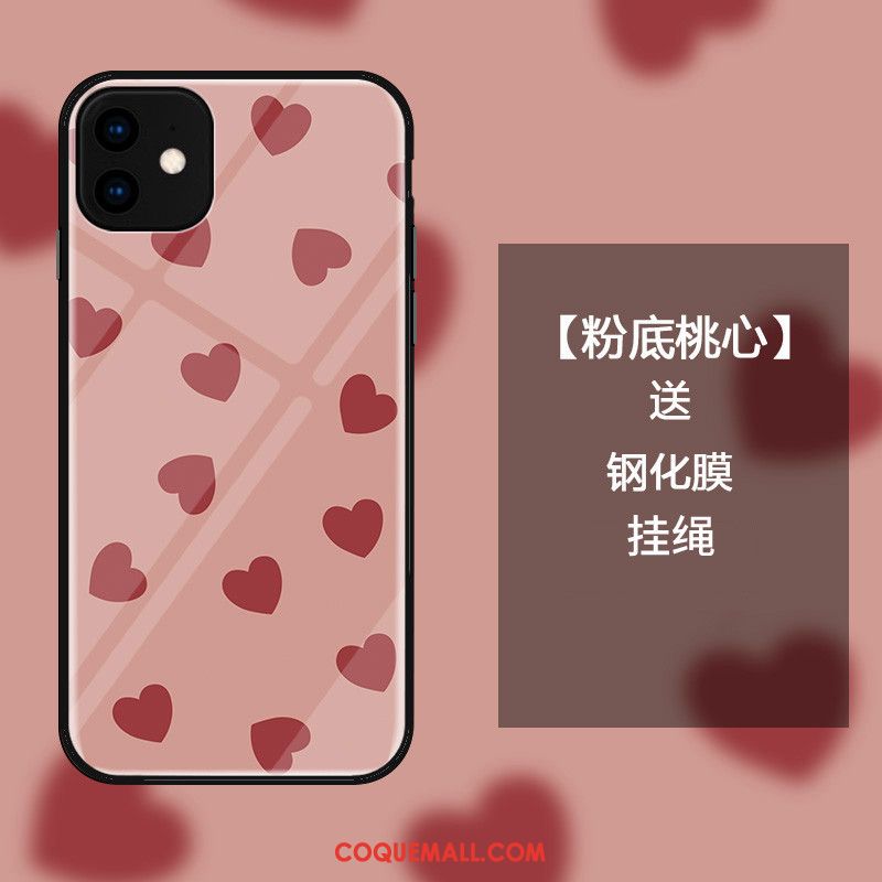 Étui iPhone 11 Protection Amour Mode, Coque iPhone 11 Simple Téléphone Portable