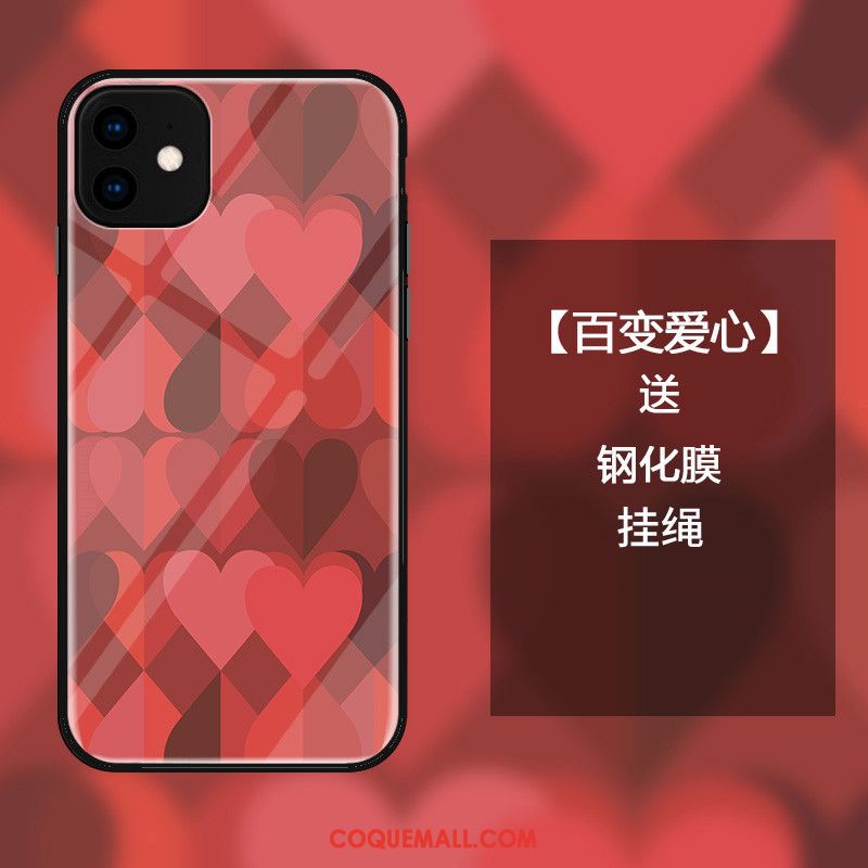 Étui iPhone 11 Protection Amour Mode, Coque iPhone 11 Simple Téléphone Portable