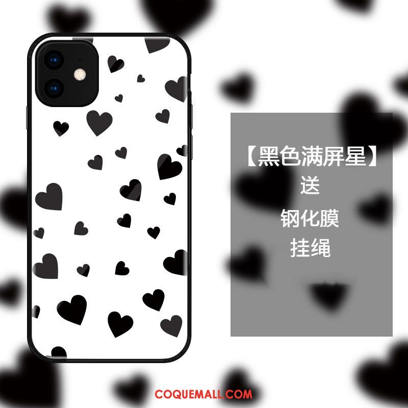 Étui iPhone 11 Protection Amour Mode, Coque iPhone 11 Simple Téléphone Portable