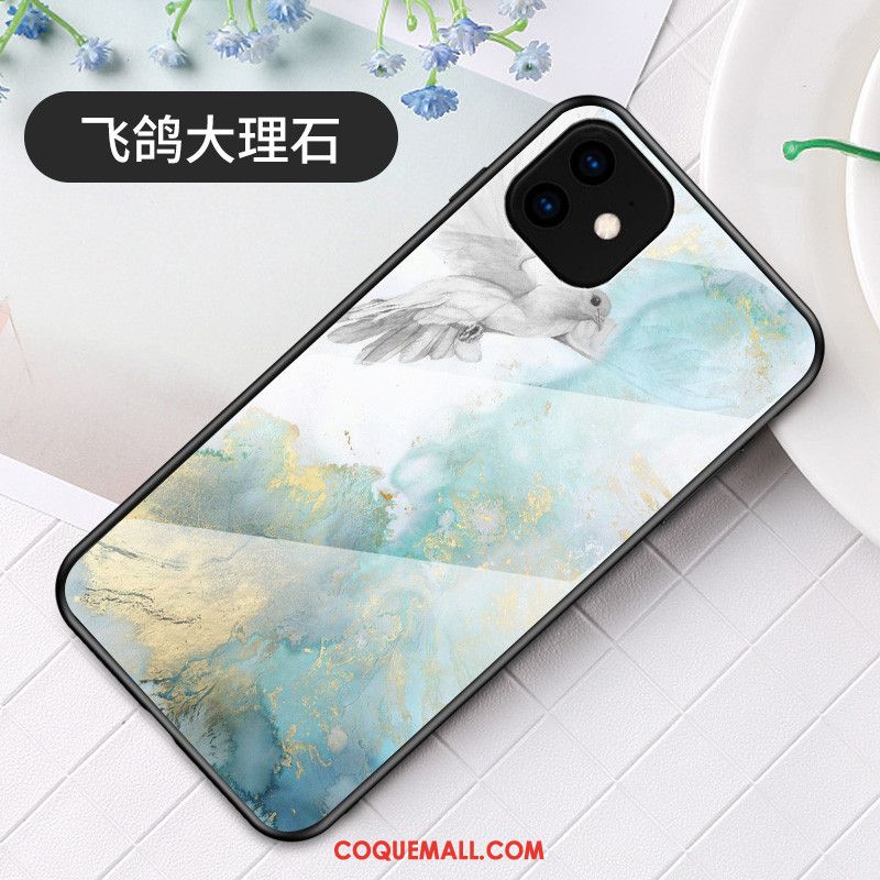 Étui iPhone 11 Racé Téléphone Portable Verre, Coque iPhone 11 Luxe Simple