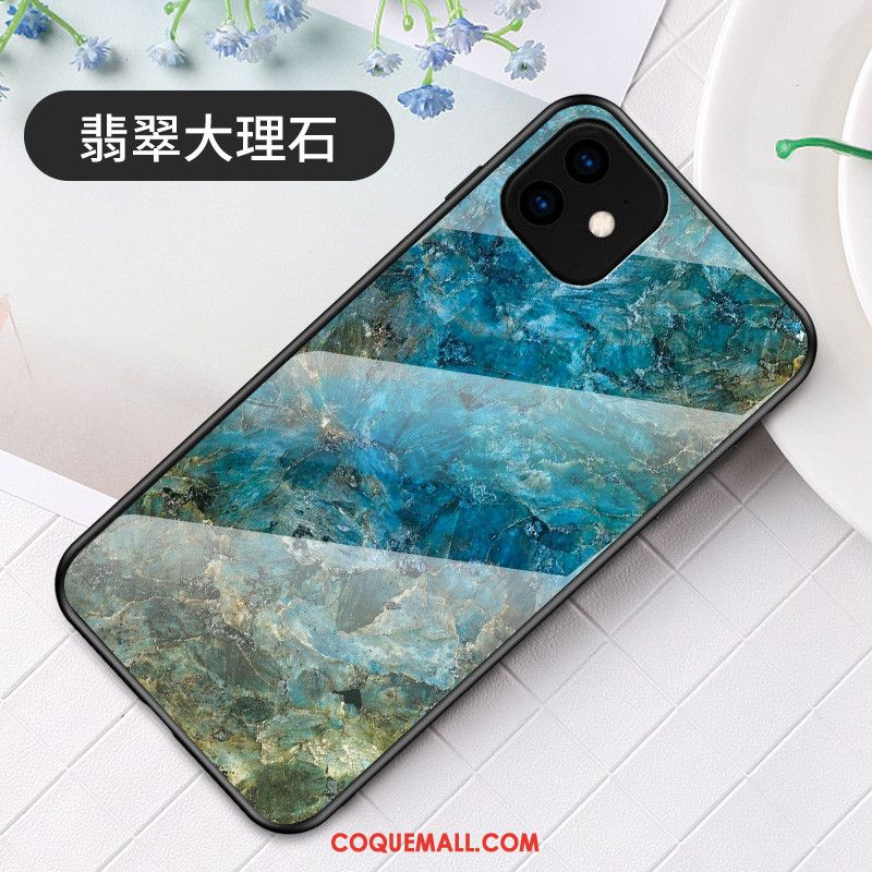 Étui iPhone 11 Racé Téléphone Portable Verre, Coque iPhone 11 Luxe Simple