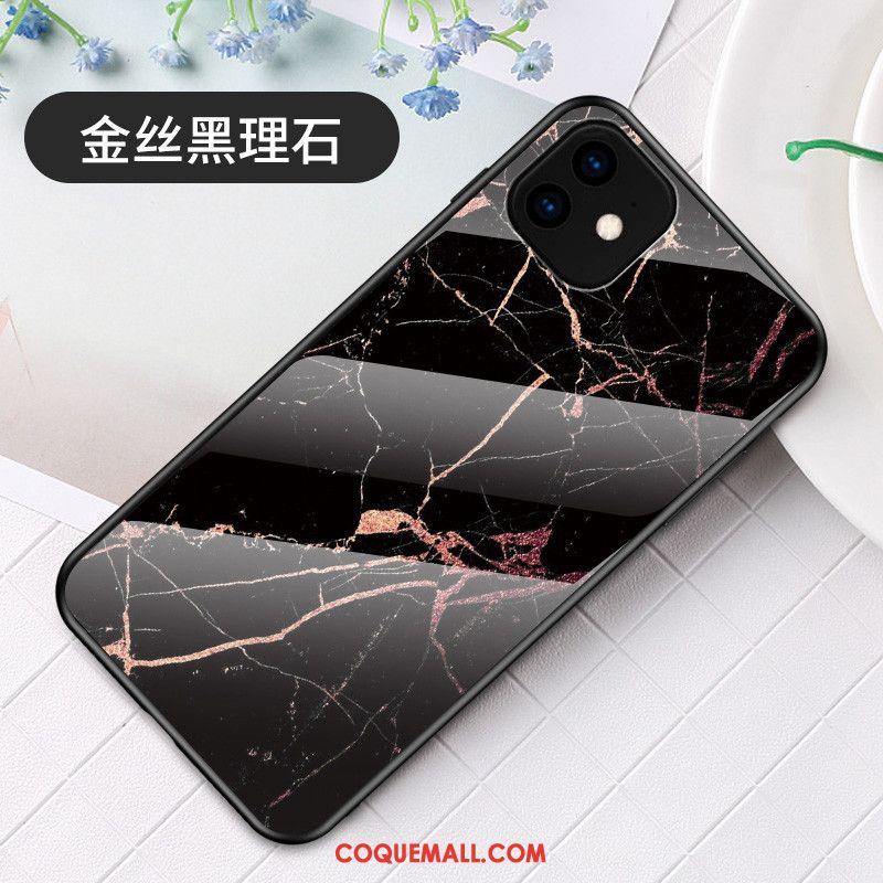 Étui iPhone 11 Racé Téléphone Portable Verre, Coque iPhone 11 Luxe Simple