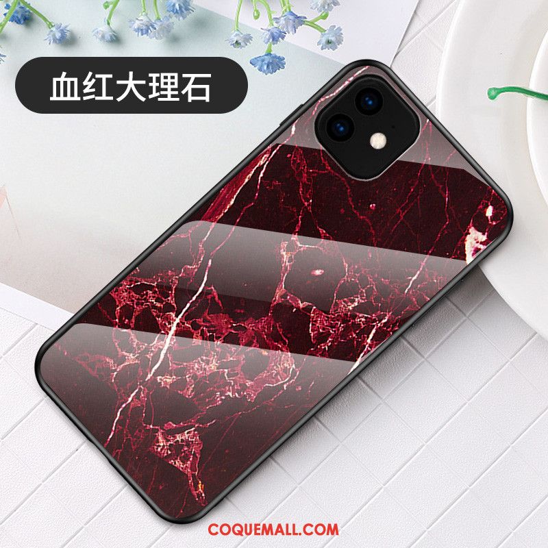 Étui iPhone 11 Racé Téléphone Portable Verre, Coque iPhone 11 Luxe Simple