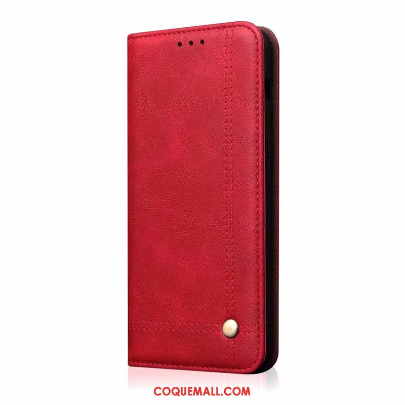 Étui iPhone 11 Rouge Protection Fluide Doux, Coque iPhone 11 Business Incassable