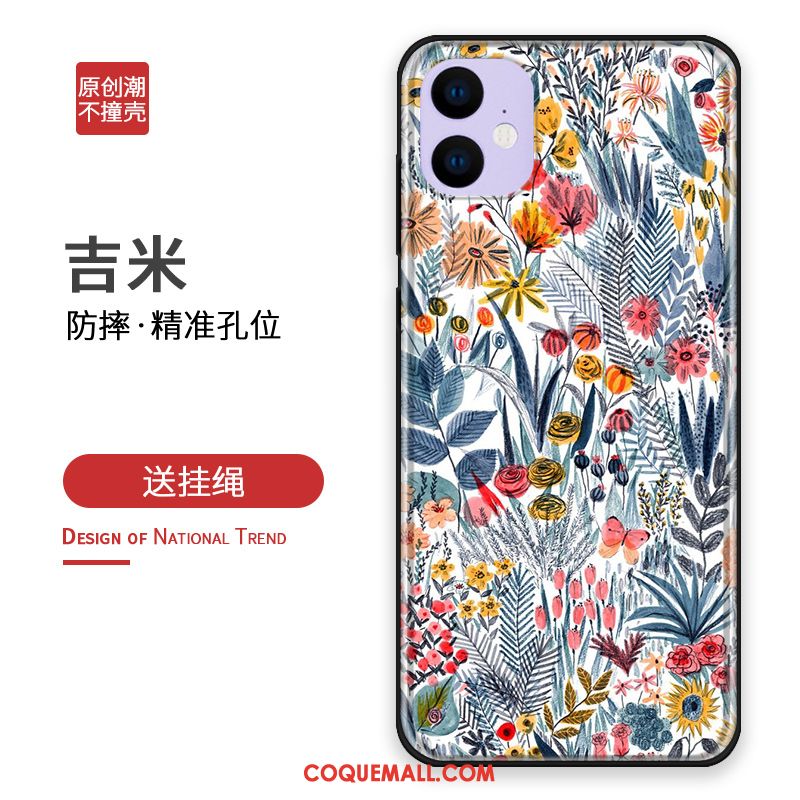 Étui iPhone 11 Silicone Créatif Tout Compris, Coque iPhone 11 Incassable Protection