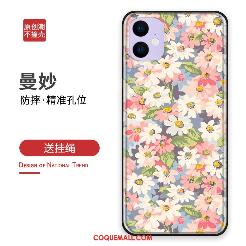 Étui iPhone 11 Silicone Créatif Tout Compris, Coque iPhone 11 Incassable Protection