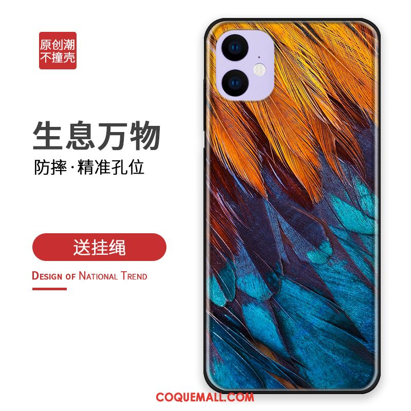 Étui iPhone 11 Silicone Créatif Tout Compris, Coque iPhone 11 Incassable Protection