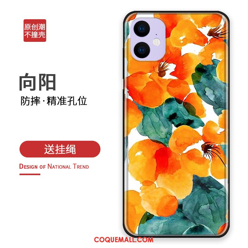 Étui iPhone 11 Silicone Créatif Tout Compris, Coque iPhone 11 Incassable Protection