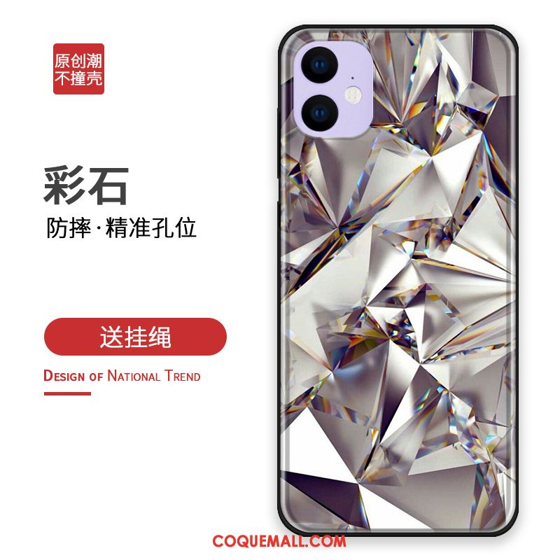 Étui iPhone 11 Tout Compris Téléphone Portable Créatif, Coque iPhone 11 Marque De Tendance Personnalité