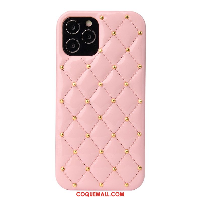 Étui iPhone 12 Incassable Blanc Marque De Tendance, Coque iPhone 12 Petit Luxe