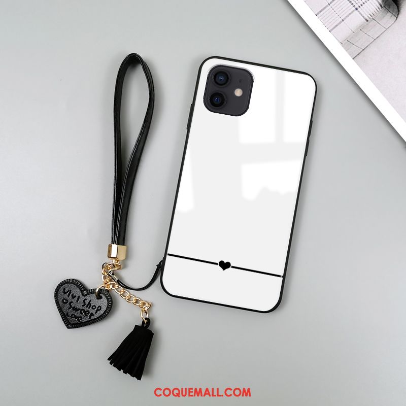 Étui iPhone 12 Mini Marque De Tendance Incassable Simple, Coque iPhone 12 Mini Silicone Créatif