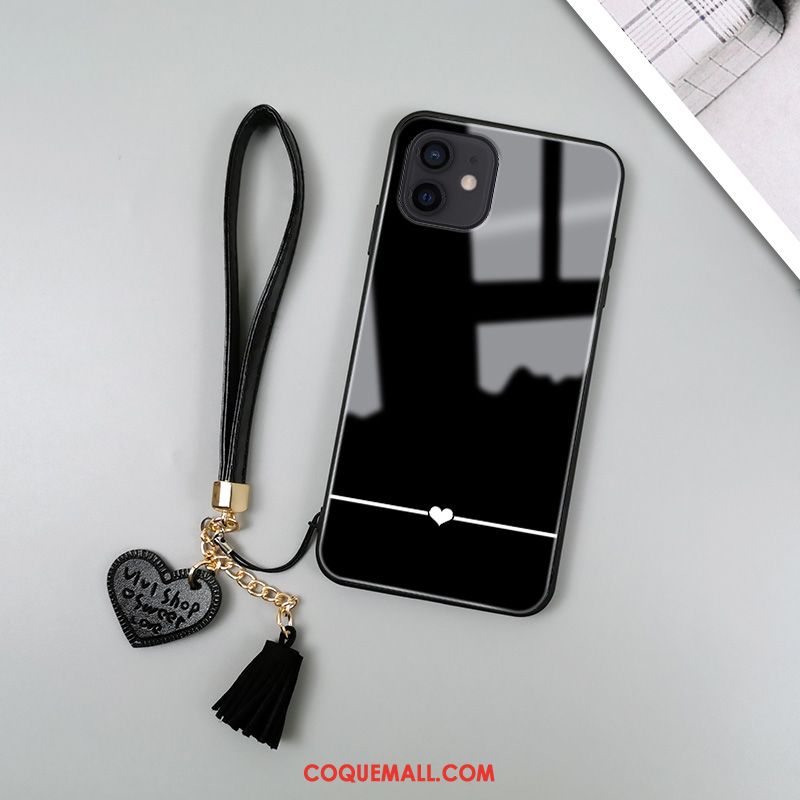 Étui iPhone 12 Mini Marque De Tendance Incassable Simple, Coque iPhone 12 Mini Silicone Créatif