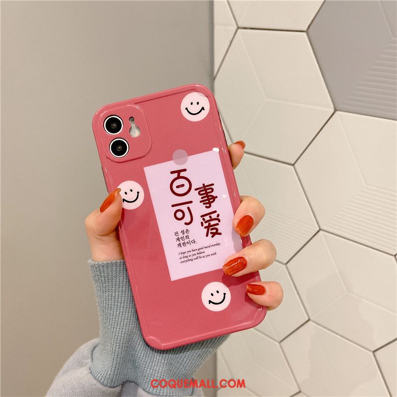 Étui iPhone 12 Mini Nouveau Créatif Tout Compris, Coque iPhone 12 Mini Rouge Amoureux