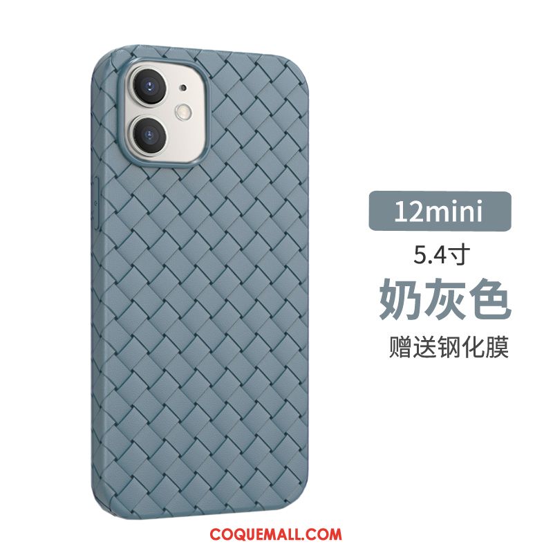 Étui iPhone 12 Mini Refroidissement Tout Compris Respirant, Coque iPhone 12 Mini Silicone En Cuir