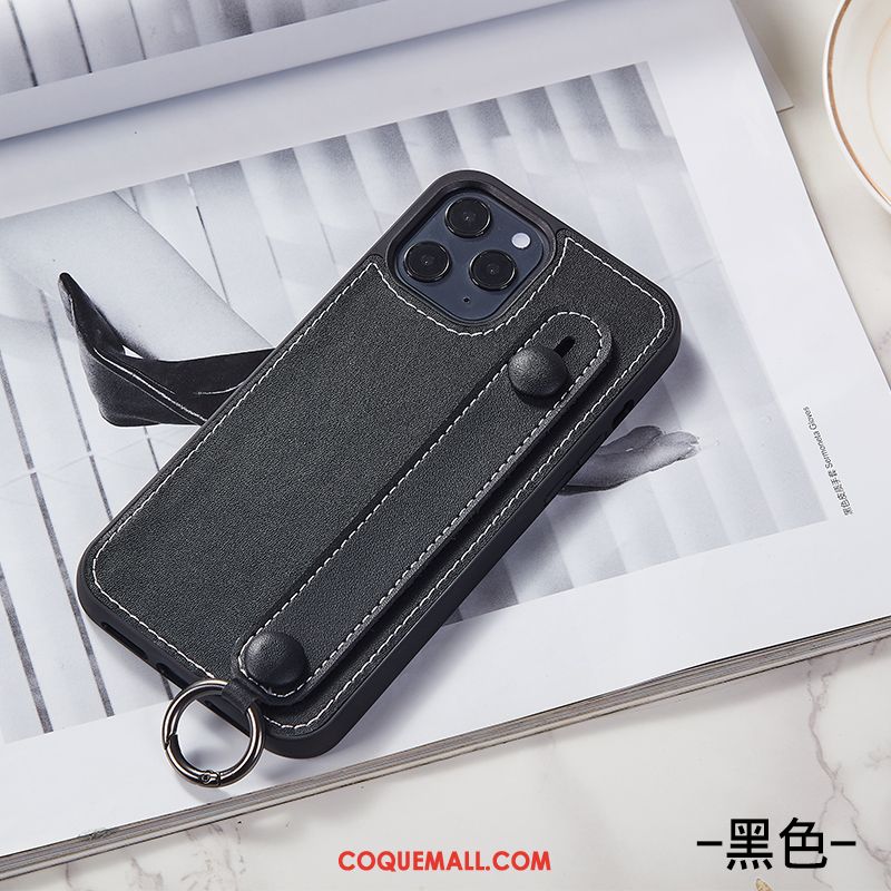 Étui iPhone 12 Pro Business Cuir Qualité, Coque iPhone 12 Pro Personnalité Tout Compris Braun