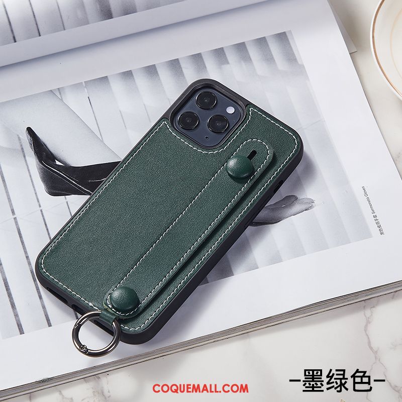 Étui iPhone 12 Pro Business Cuir Qualité, Coque iPhone 12 Pro Personnalité Tout Compris Braun