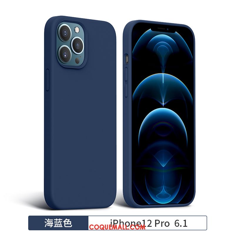 Étui iPhone 12 Pro Incassable Protection Silicone, Coque iPhone 12 Pro Tout Compris Marque De Tendance