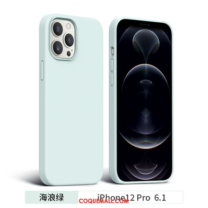 Étui iPhone 12 Pro Incassable Protection Silicone, Coque iPhone 12 Pro Tout Compris Marque De Tendance