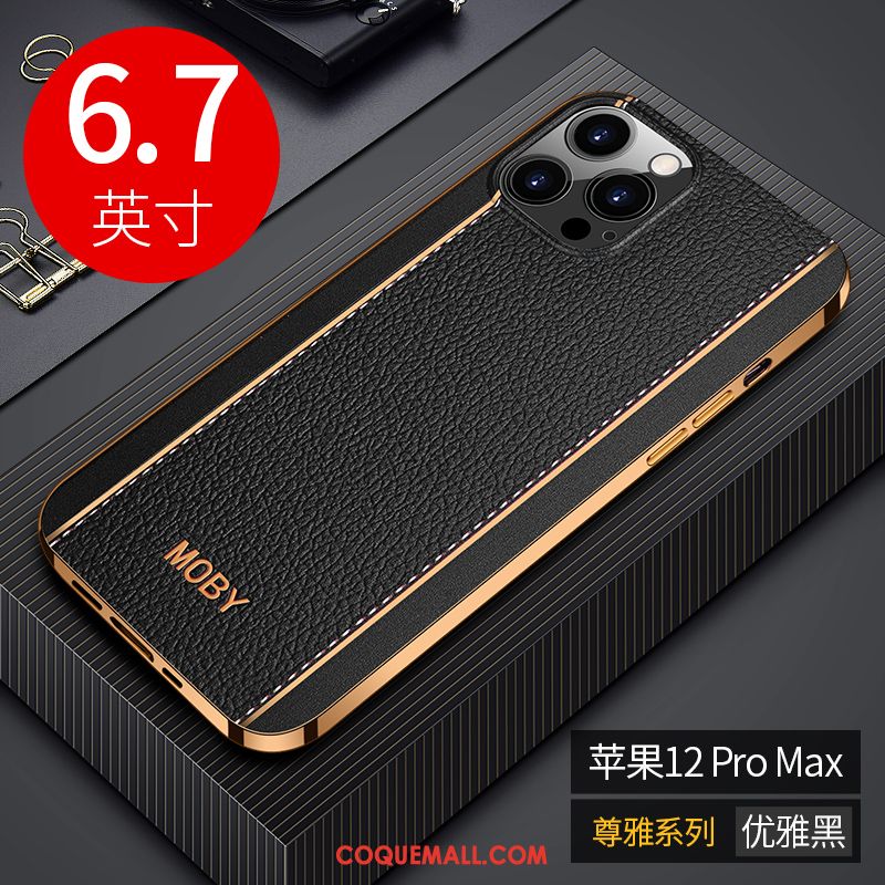 Étui iPhone 12 Pro Max Luxe Créatif Marque De Tendance, Coque iPhone 12 Pro Max Qualité Nouveau Braun