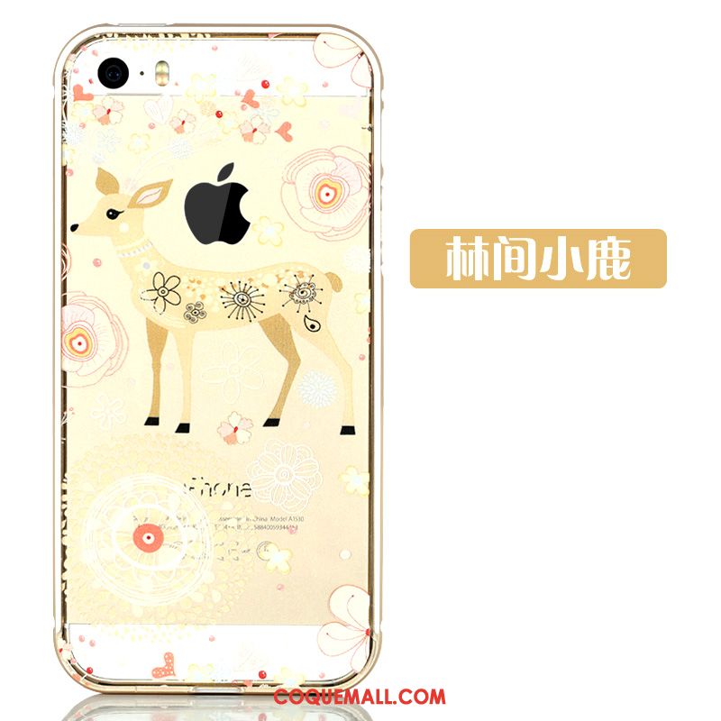 Étui iPhone 5 / 5s Couvercle Arrière Transparent Protection, Coque iPhone 5 / 5s Nouveau Chat