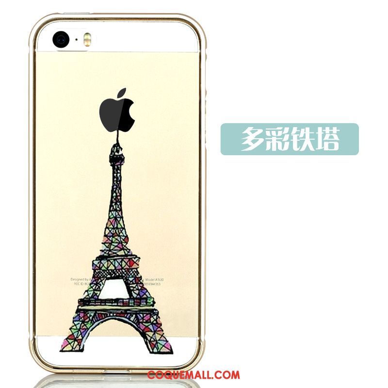 Étui iPhone 5 / 5s Couvercle Arrière Transparent Protection, Coque iPhone 5 / 5s Nouveau Chat