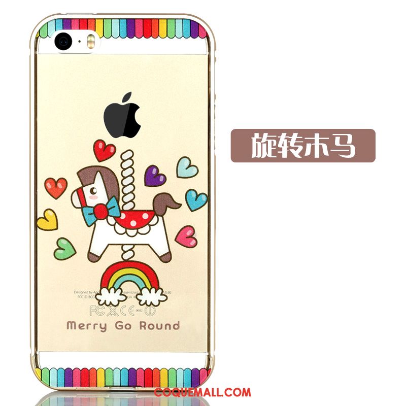 Étui iPhone 5 / 5s Couvercle Arrière Transparent Protection, Coque iPhone 5 / 5s Nouveau Chat