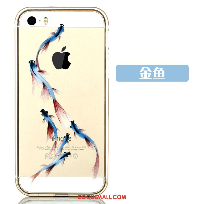 Étui iPhone 5 / 5s Couvercle Arrière Transparent Protection, Coque iPhone 5 / 5s Nouveau Chat