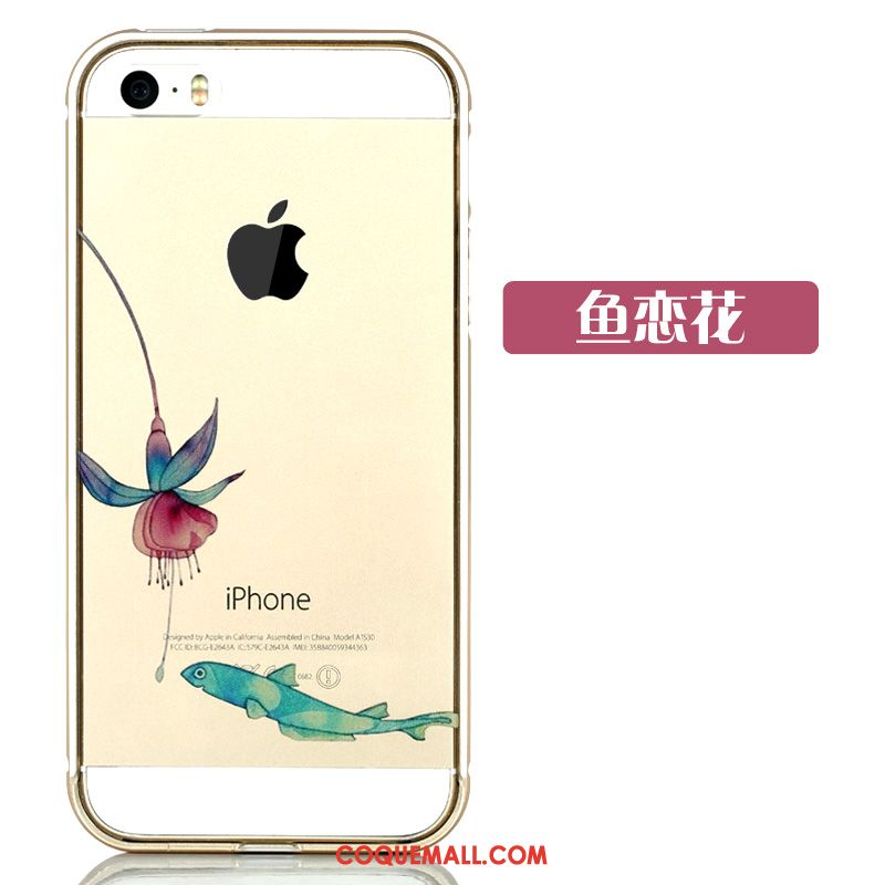 Étui iPhone 5 / 5s Couvercle Arrière Transparent Protection, Coque iPhone 5 / 5s Nouveau Chat