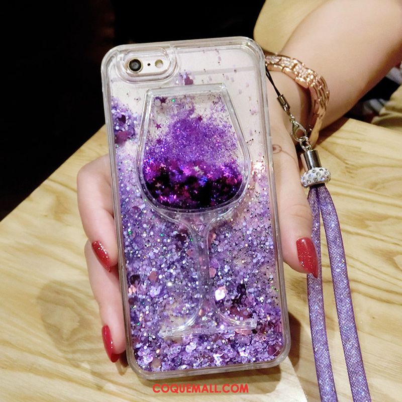 Étui iPhone 5 / 5s Cristal Liquide Quicksand, Coque iPhone 5 / 5s Téléphone Portable Incassable