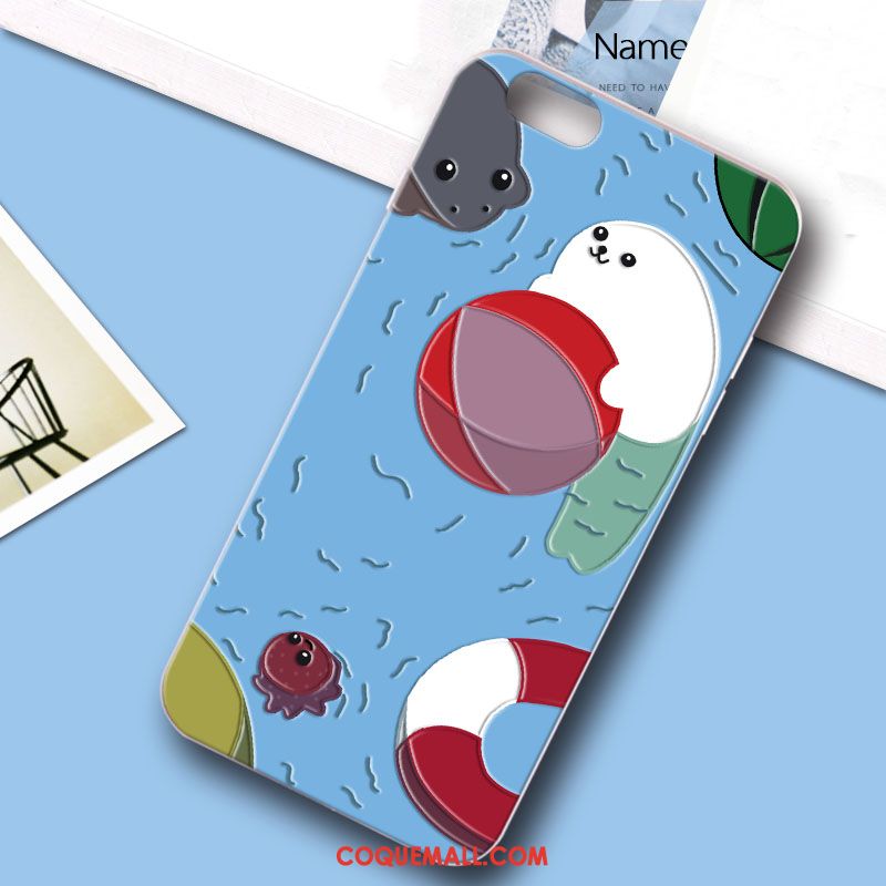 Étui iPhone 5 / 5s Dessin Animé Difficile Protection, Coque iPhone 5 / 5s Violet Incassable