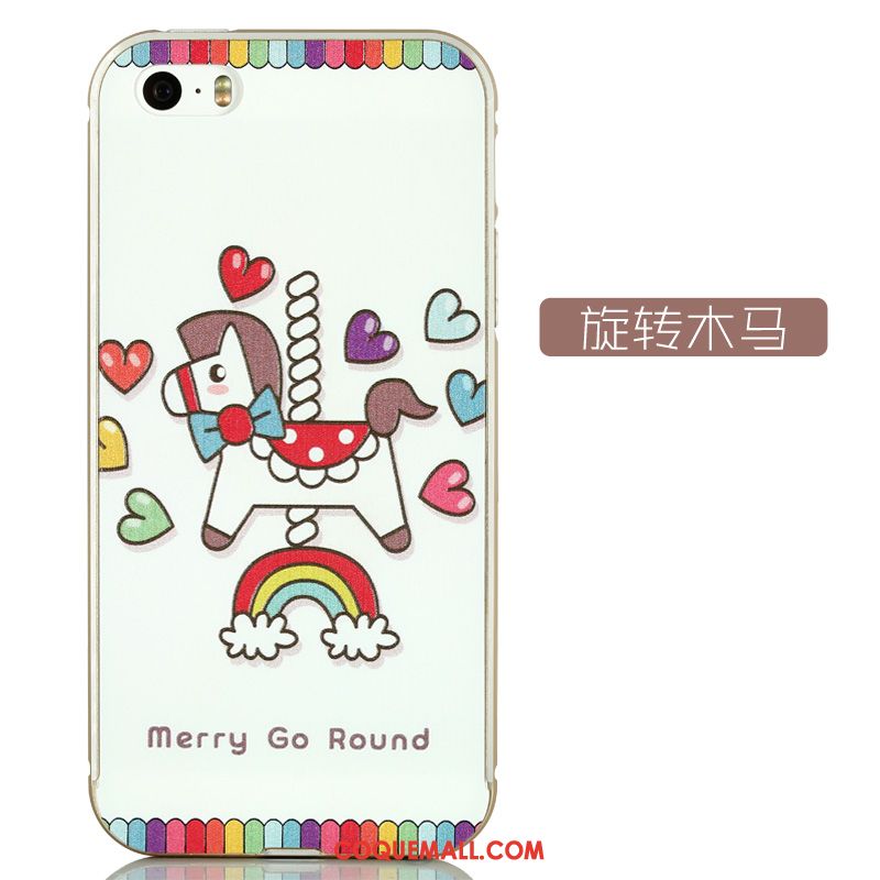 Étui iPhone 5 / 5s Dessin Animé Incassable Border, Coque iPhone 5 / 5s Gaufrage Charmant