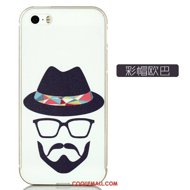 Étui iPhone 5 / 5s Dessin Animé Incassable Border, Coque iPhone 5 / 5s Gaufrage Charmant