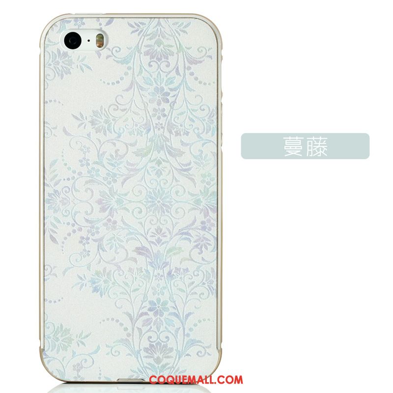 Étui iPhone 5 / 5s Dessin Animé Incassable Border, Coque iPhone 5 / 5s Gaufrage Charmant