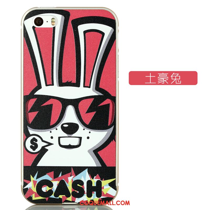 Étui iPhone 5 / 5s Dessin Animé Incassable Border, Coque iPhone 5 / 5s Gaufrage Charmant