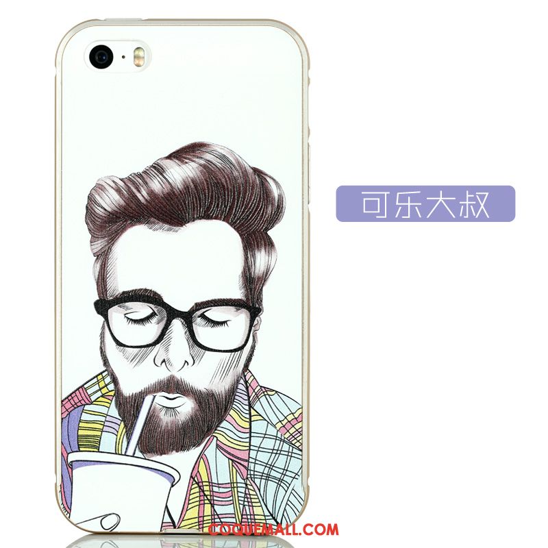 Étui iPhone 5 / 5s Dessin Animé Incassable Border, Coque iPhone 5 / 5s Gaufrage Charmant
