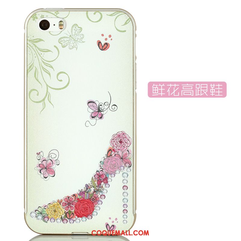 Étui iPhone 5 / 5s Dessin Animé Incassable Border, Coque iPhone 5 / 5s Gaufrage Charmant