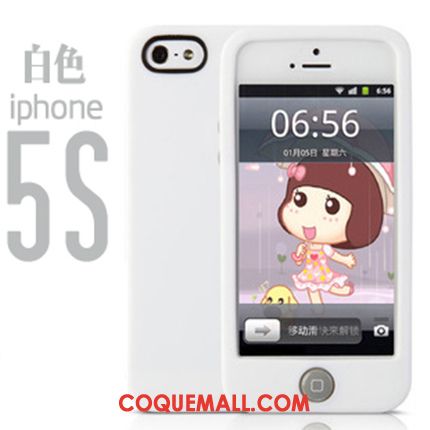 Étui iPhone 5 / 5s Fluide Doux Tout Compris Très Mince, Coque iPhone 5 / 5s Protection Clair