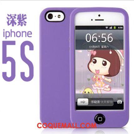 Étui iPhone 5 / 5s Fluide Doux Tout Compris Très Mince, Coque iPhone 5 / 5s Protection Clair