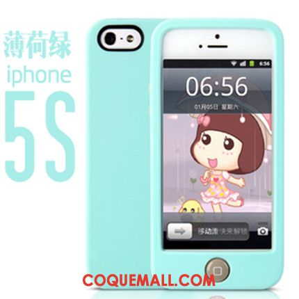 Étui iPhone 5 / 5s Fluide Doux Tout Compris Très Mince, Coque iPhone 5 / 5s Protection Clair