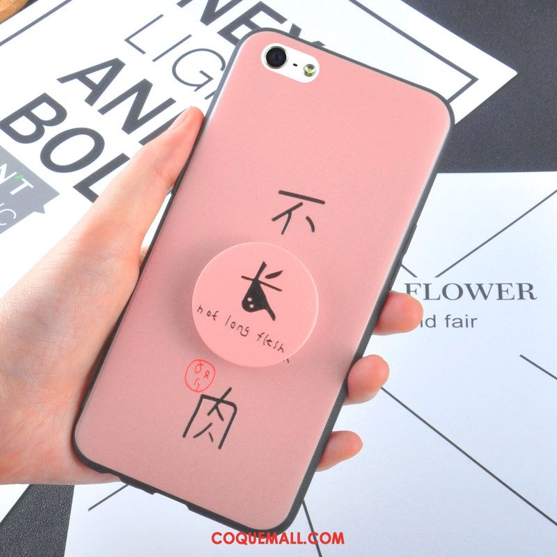 Étui iPhone 5 / 5s Incassable Fluide Doux Support, Coque iPhone 5 / 5s Ballon Rose