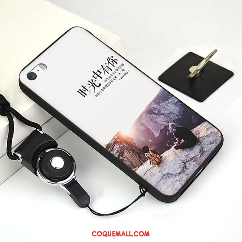 Étui iPhone 5 / 5s Incassable Téléphone Portable Créatif, Coque iPhone 5 / 5s Nouveau Blanc