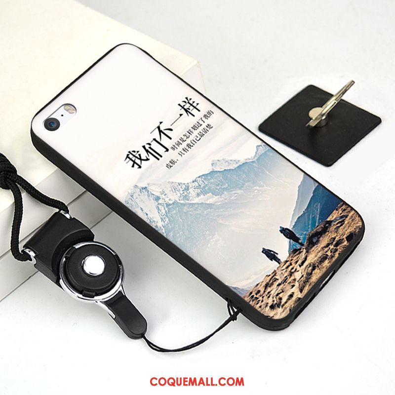 Étui iPhone 5 / 5s Incassable Téléphone Portable Créatif, Coque iPhone 5 / 5s Nouveau Blanc