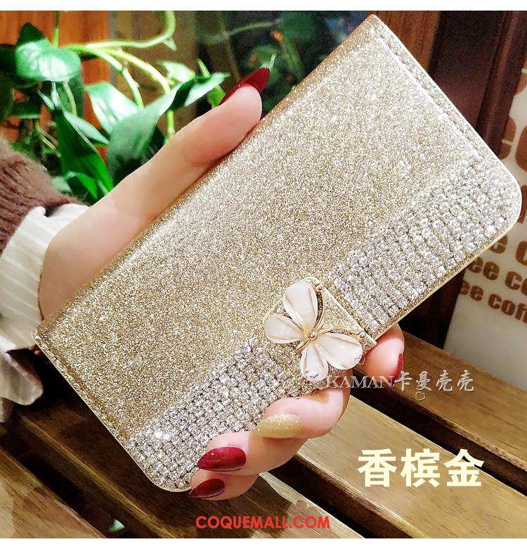 Étui iPhone 5 / 5s Luxe Strass Incassable, Coque iPhone 5 / 5s Rouge Tout Compris