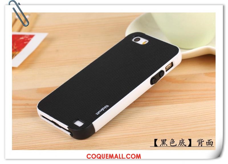 Étui iPhone 5 / 5s Noir Protection Incassable, Coque iPhone 5 / 5s Tendance Silicone